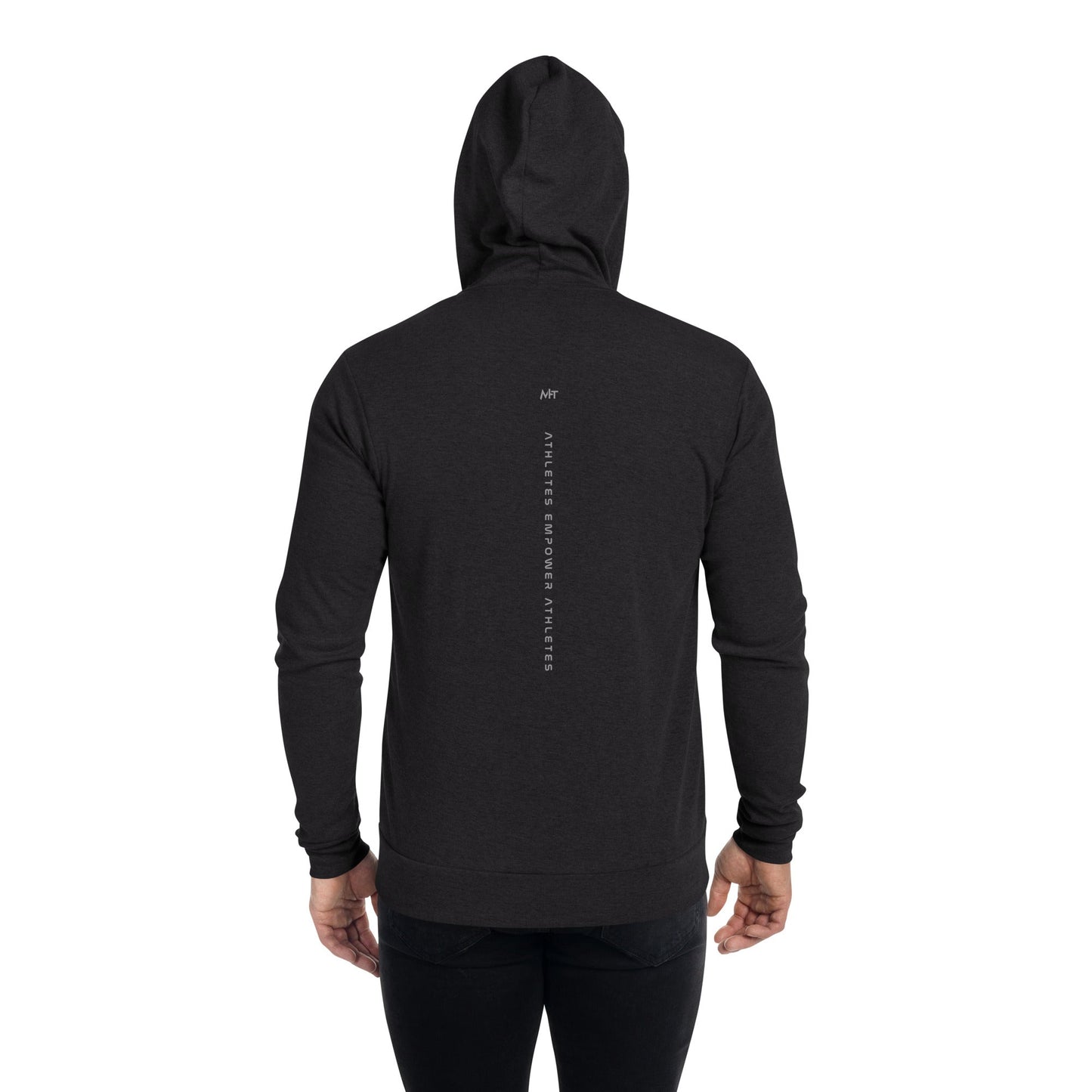 Athletes Empower Athletes - Unisex zip hoodie by DarkByteGear