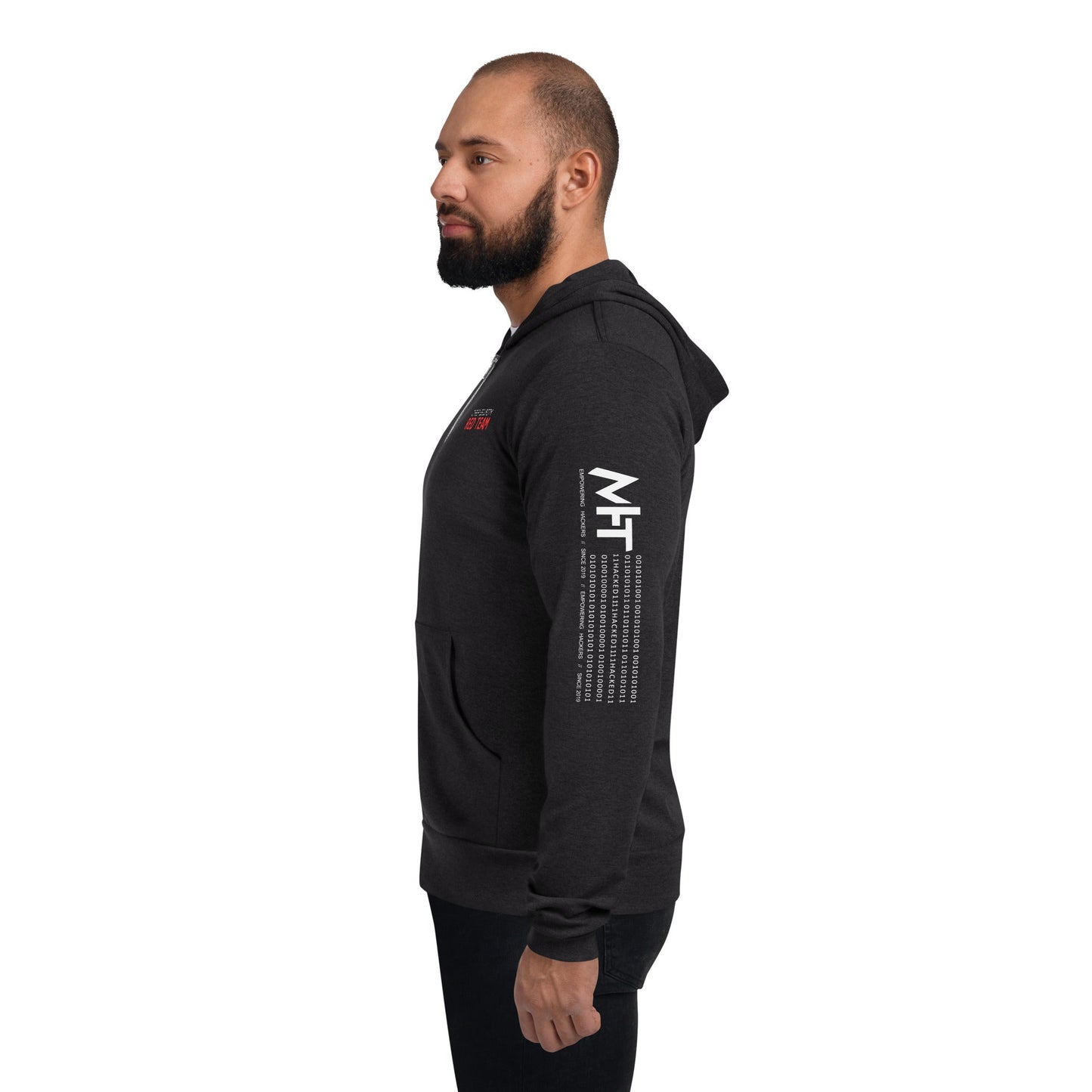Cyber Security Red Team - Unisex zip hoodie by DarkByteGear
