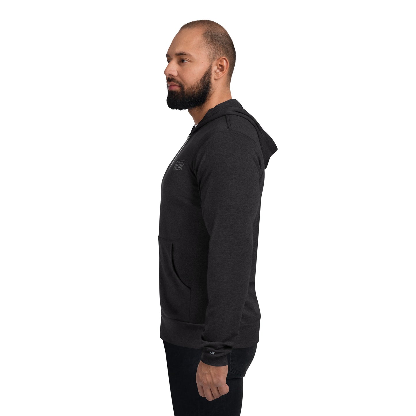 Athletes Empower Athletes - Unisex zip hoodie by DarkByteGear