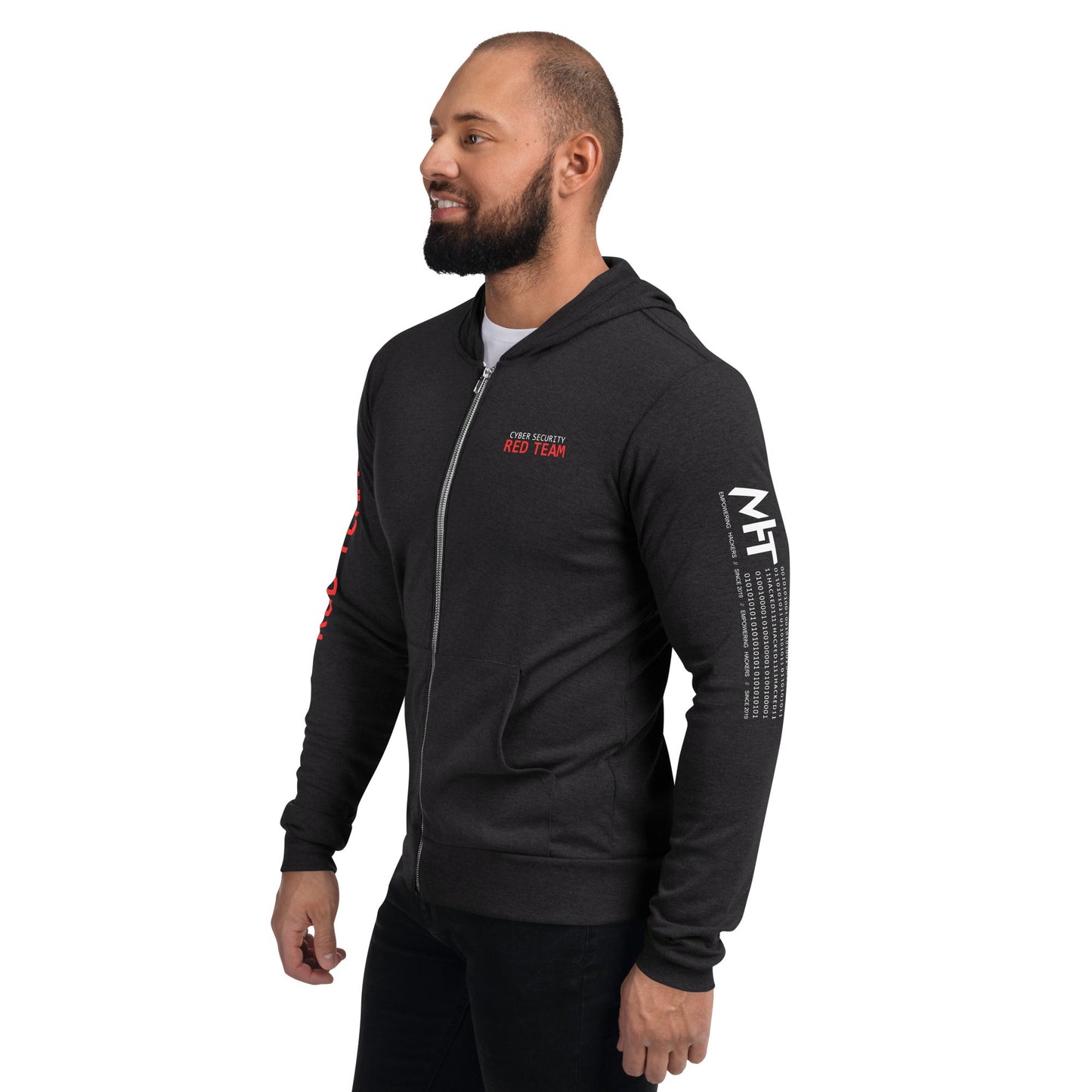 Cyber Security Red Team - Unisex zip hoodie by DarkByteGear
