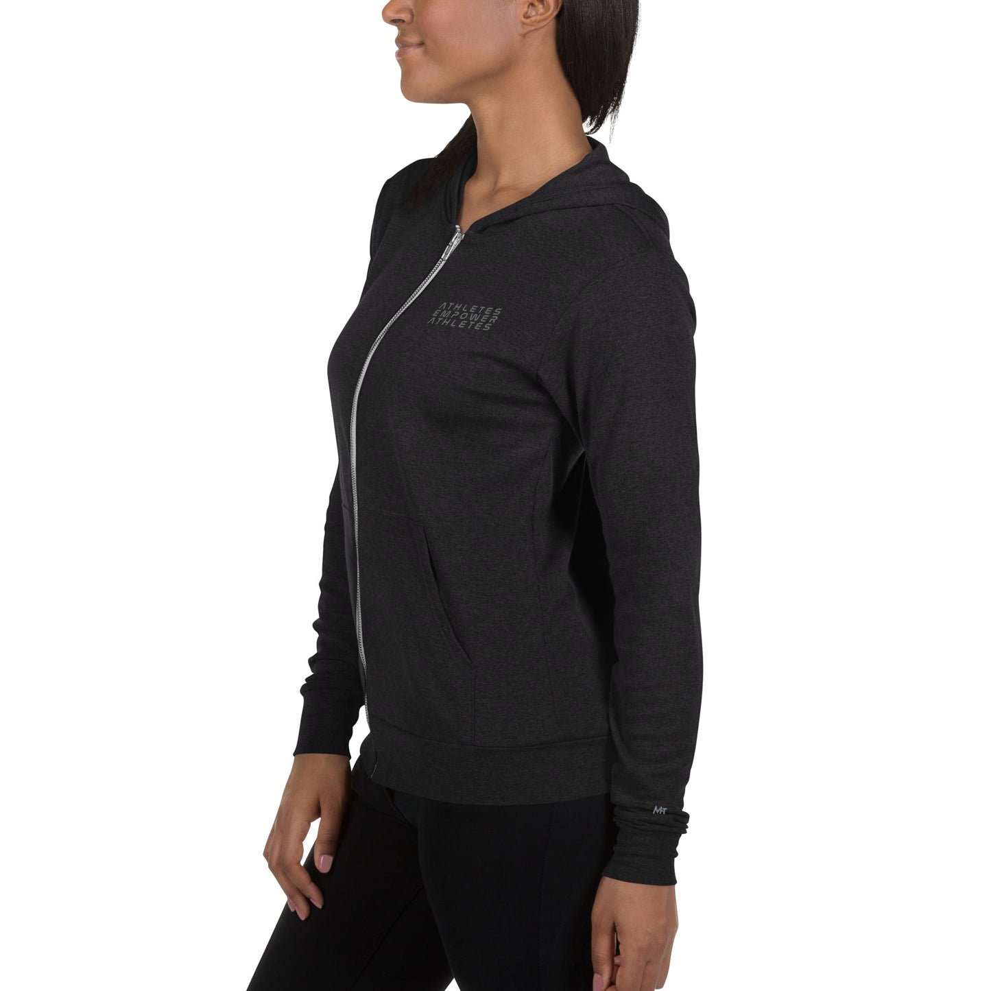 Athletes Empower Athletes - Unisex zip hoodie by DarkByteGear