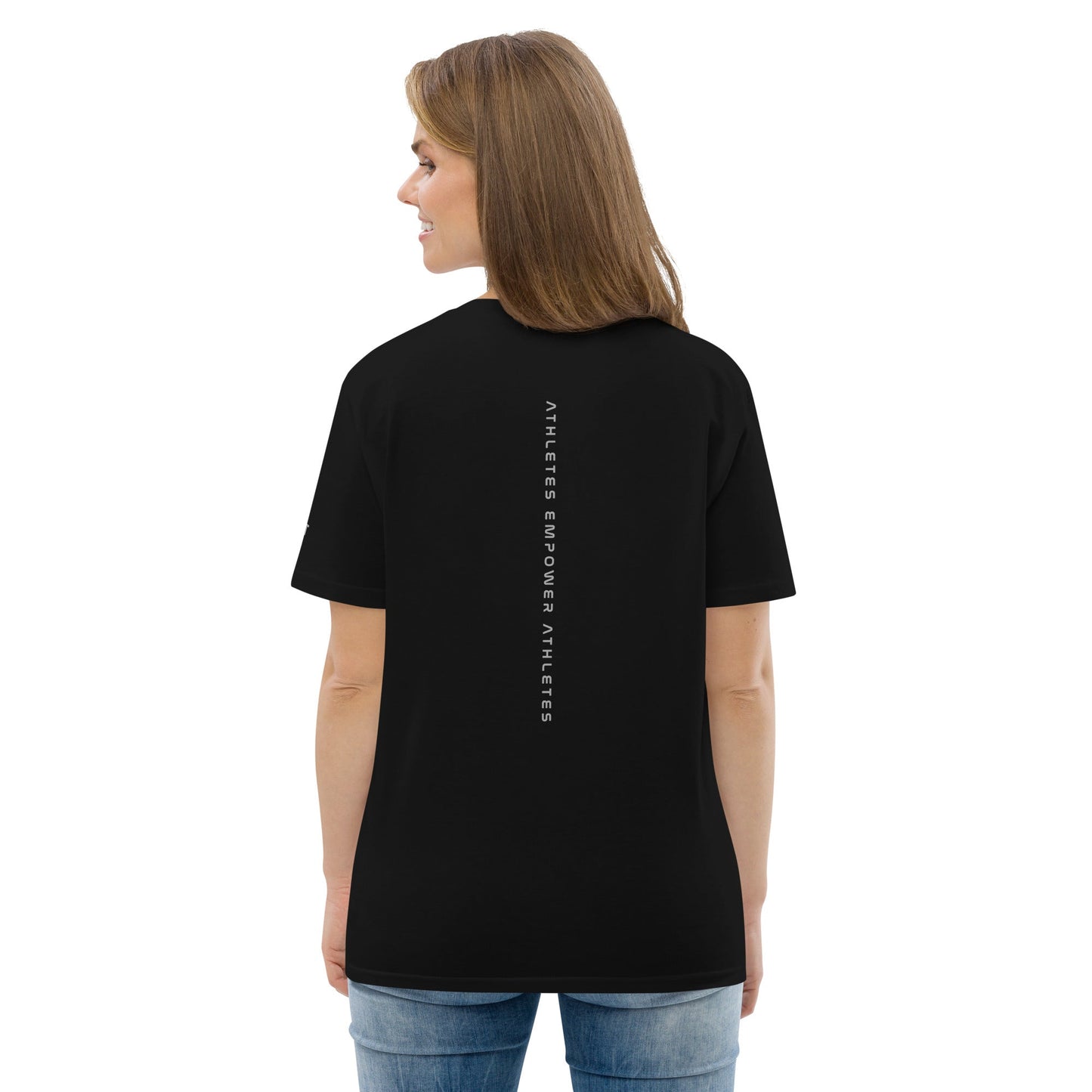 Athletes Empower Athletes - Unisex organic cotton t-shirt by DarkByteGear