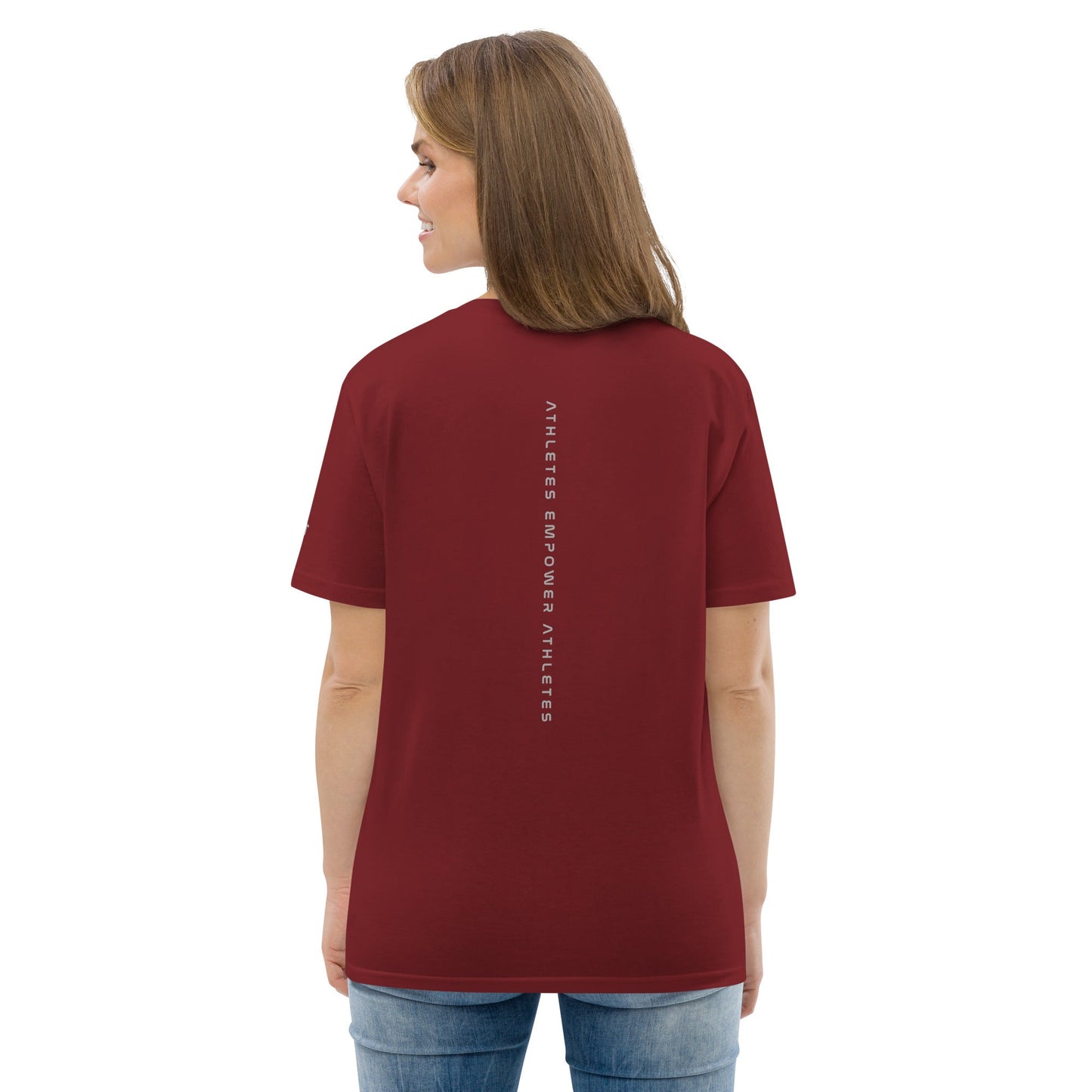 Athletes Empower Athletes - Unisex organic cotton t-shirt by DarkByteGear