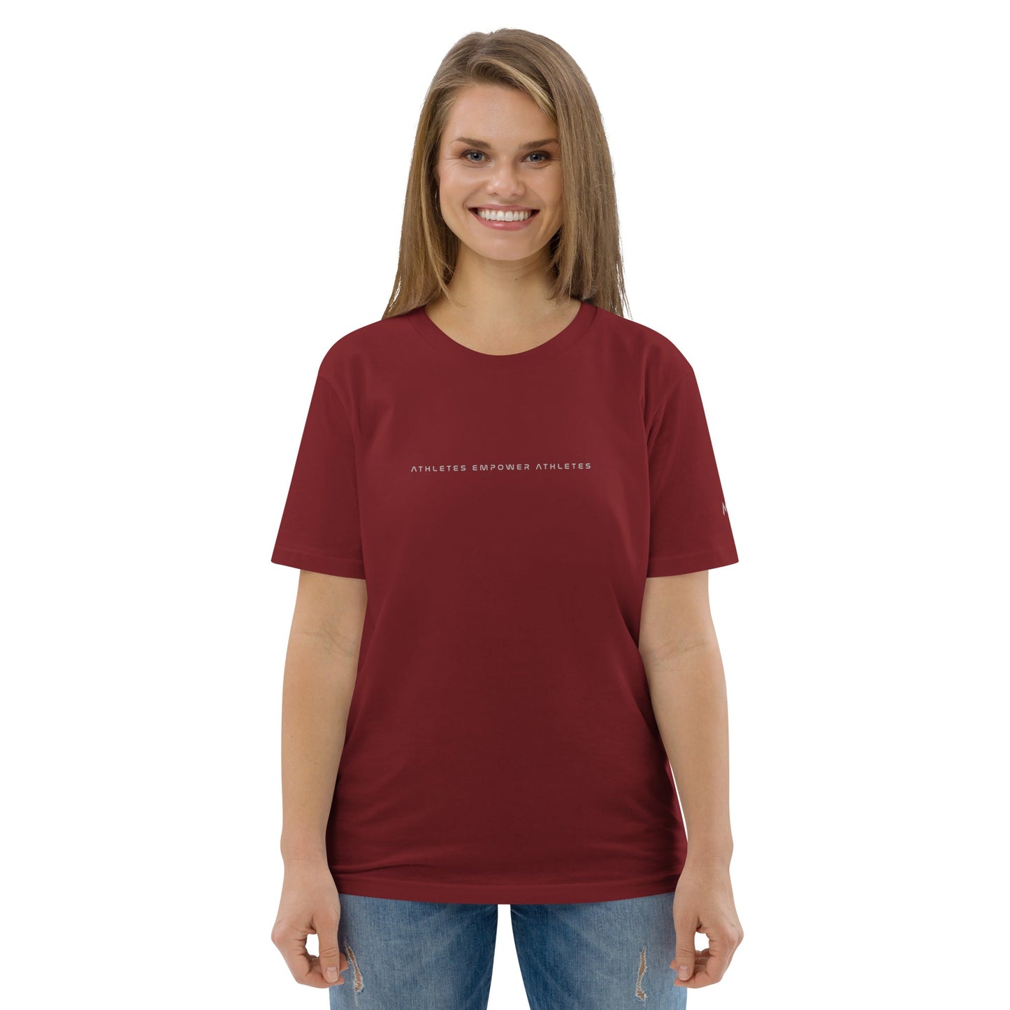 Athletes Empower Athletes - Unisex organic cotton t-shirt by DarkByteGear