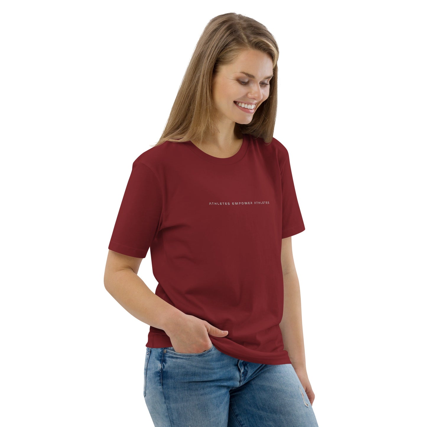 Athletes Empower Athletes - Unisex organic cotton t-shirt by DarkByteGear