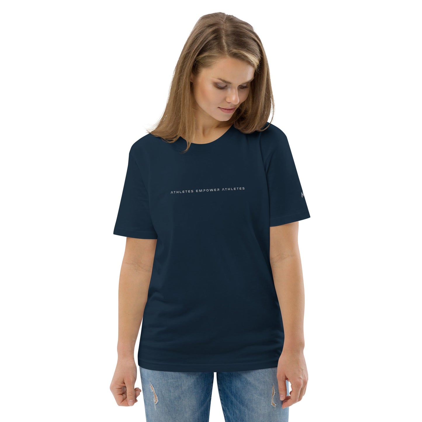 Athletes Empower Athletes - Unisex organic cotton t-shirt by DarkByteGear