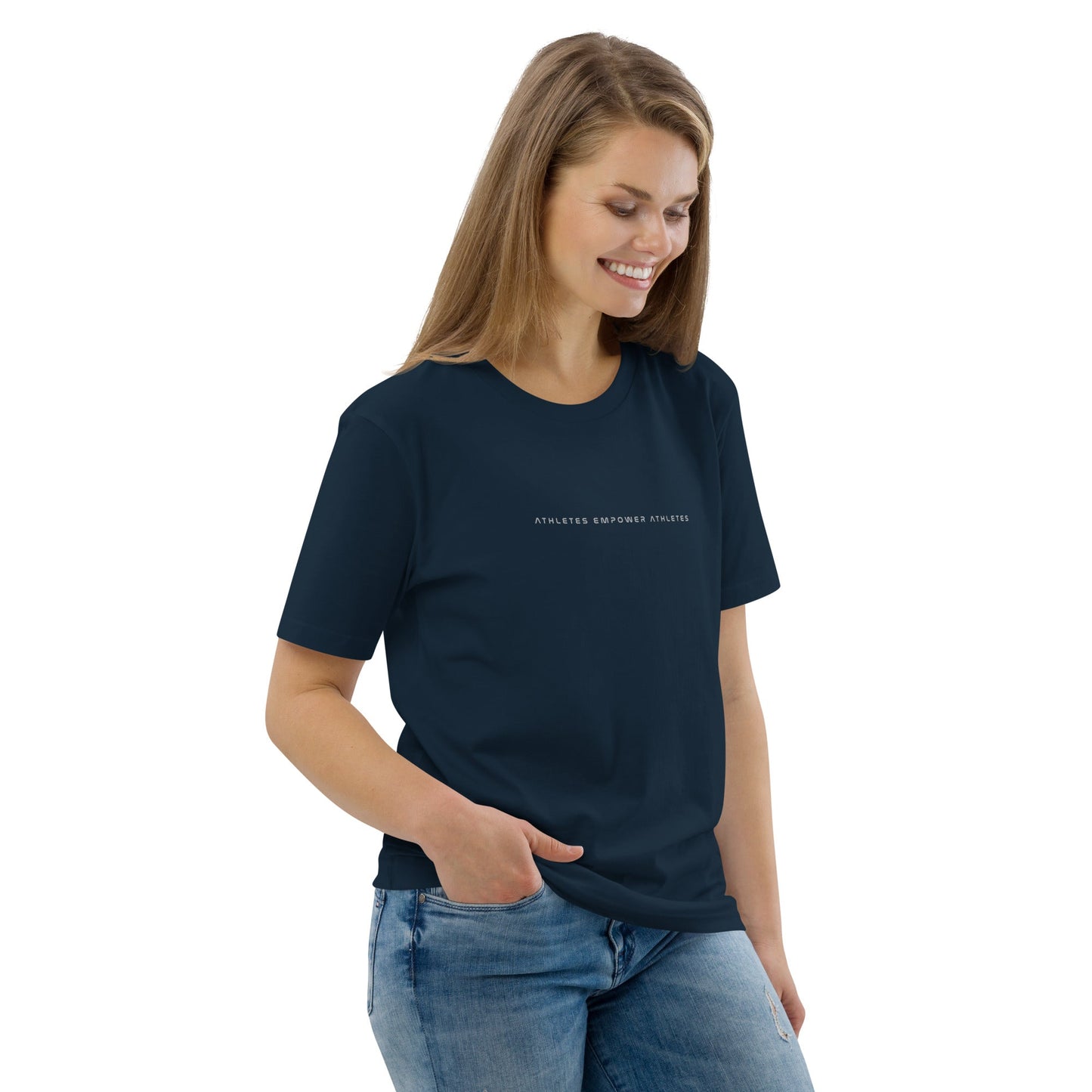Athletes Empower Athletes - Unisex organic cotton t-shirt by DarkByteGear