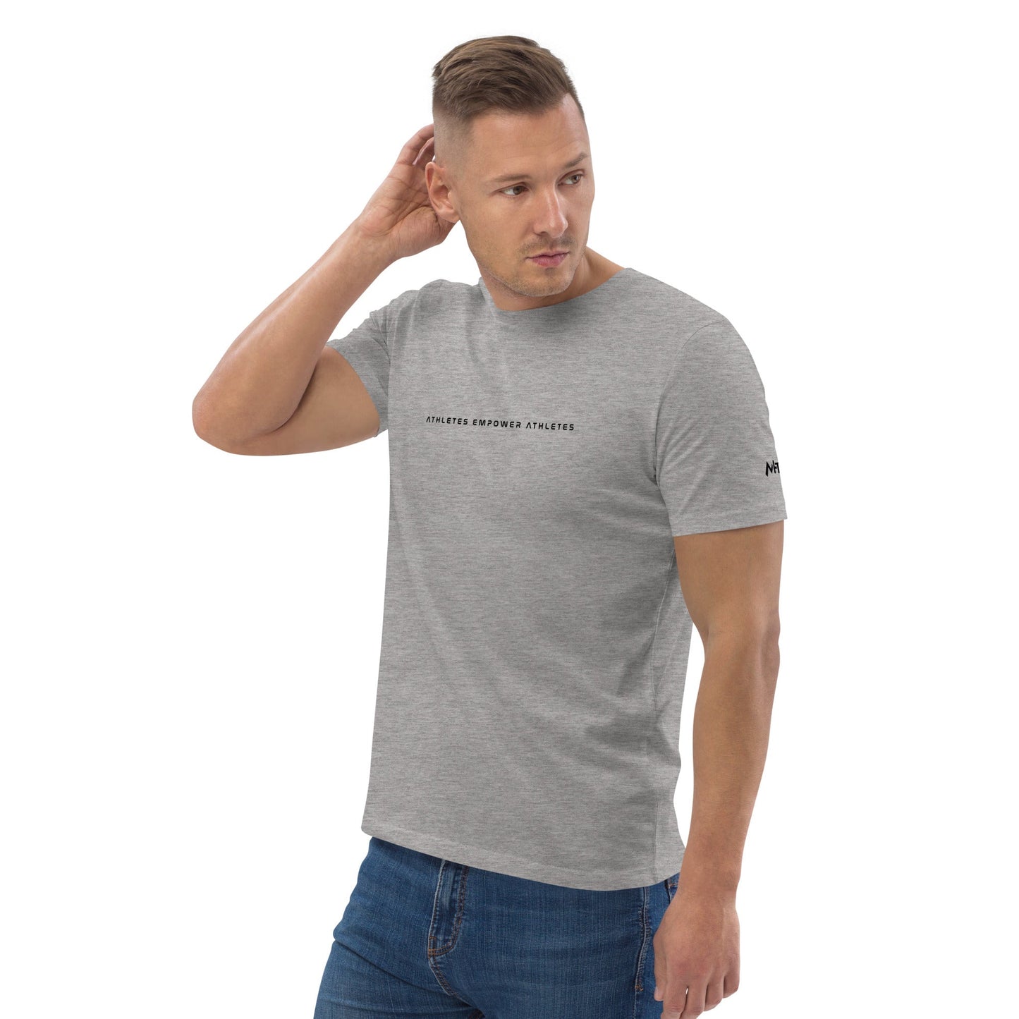 Athletes Empower Athletes - Unisex organic cotton t-shirt by DarkByteGear