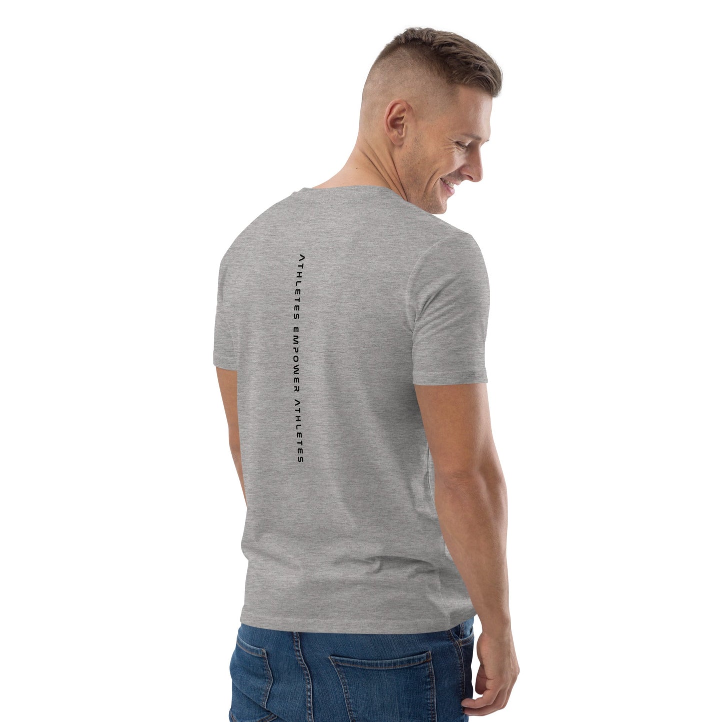 Athletes Empower Athletes - Unisex organic cotton t-shirt by DarkByteGear