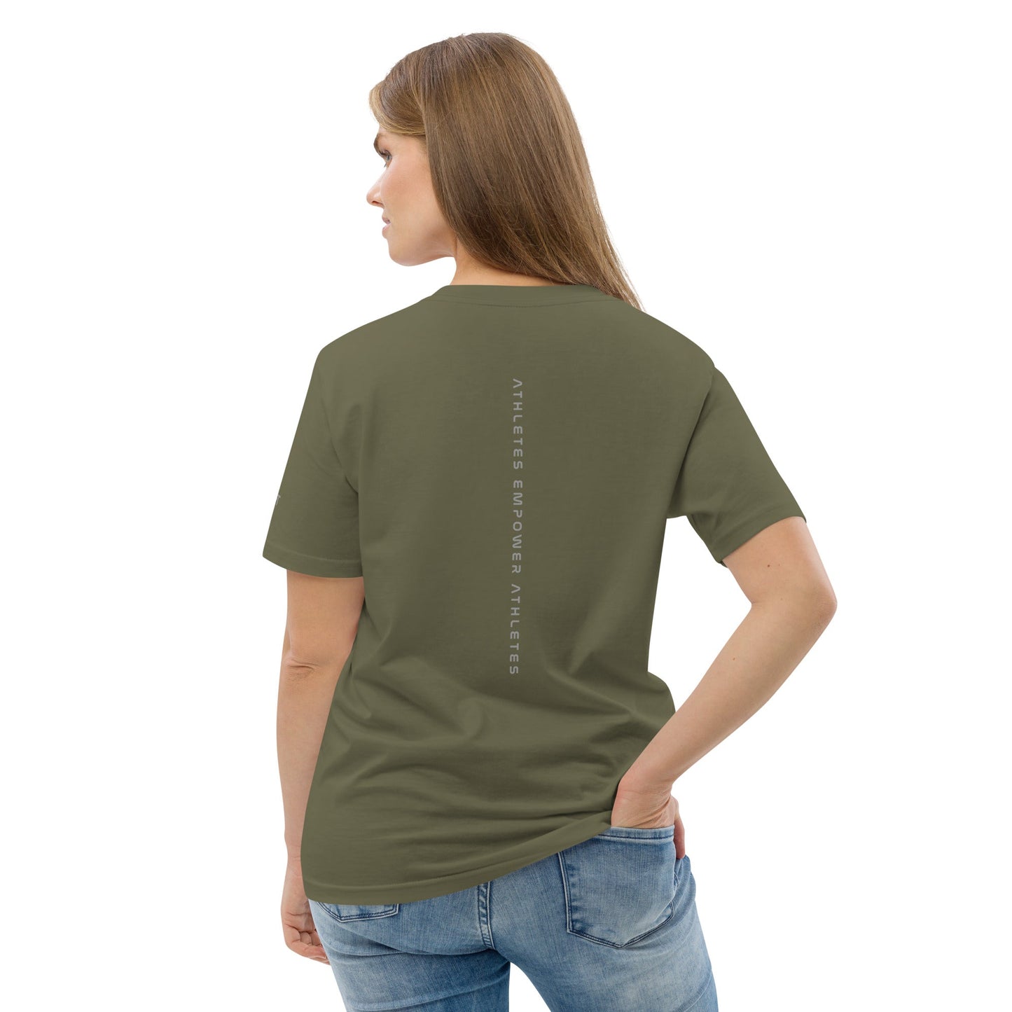 Athletes Empower Athletes - Unisex organic cotton t-shirt by DarkByteGear