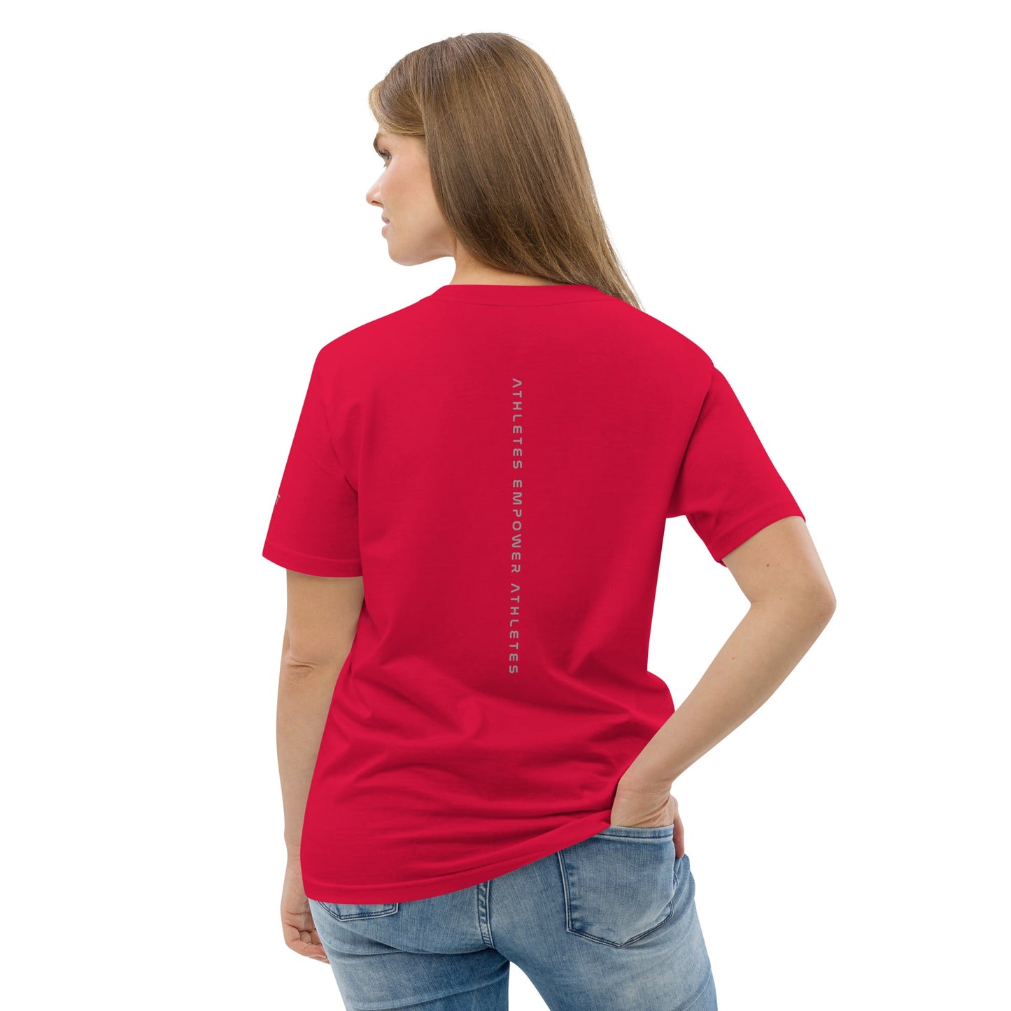 Athletes Empower Athletes - Unisex organic cotton t-shirt by DarkByteGear
