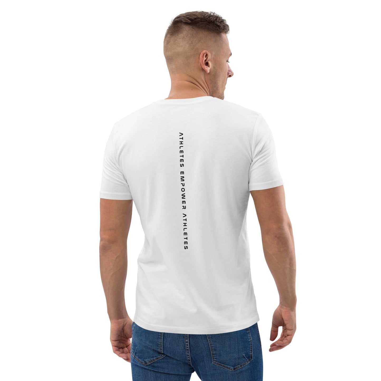 Athletes Empower Athletes - Unisex organic cotton t-shirt by DarkByteGear
