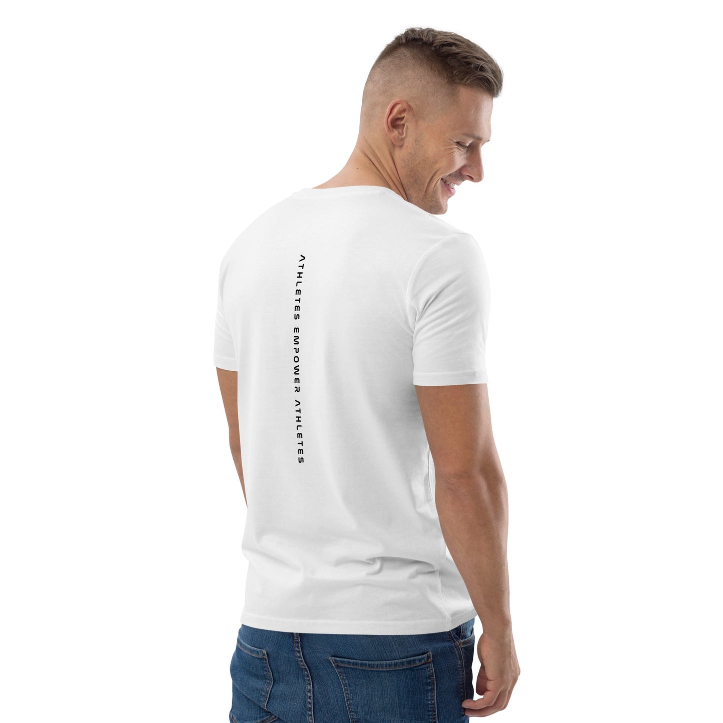 Athletes Empower Athletes - Unisex organic cotton t-shirt by DarkByteGear
