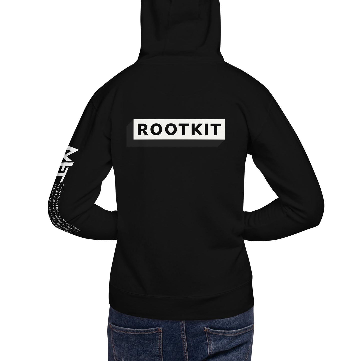 Rootkit - Unisex Hoodie (back priint) by DarkByteGear