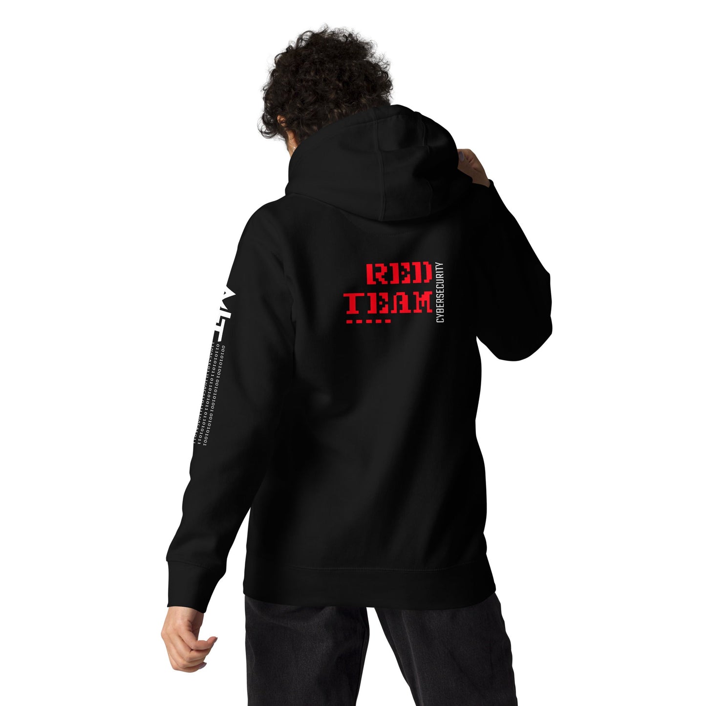 Cyber Security Red Team V15 - Unisex Hoodie ( Back Print ) by DarkByteGear