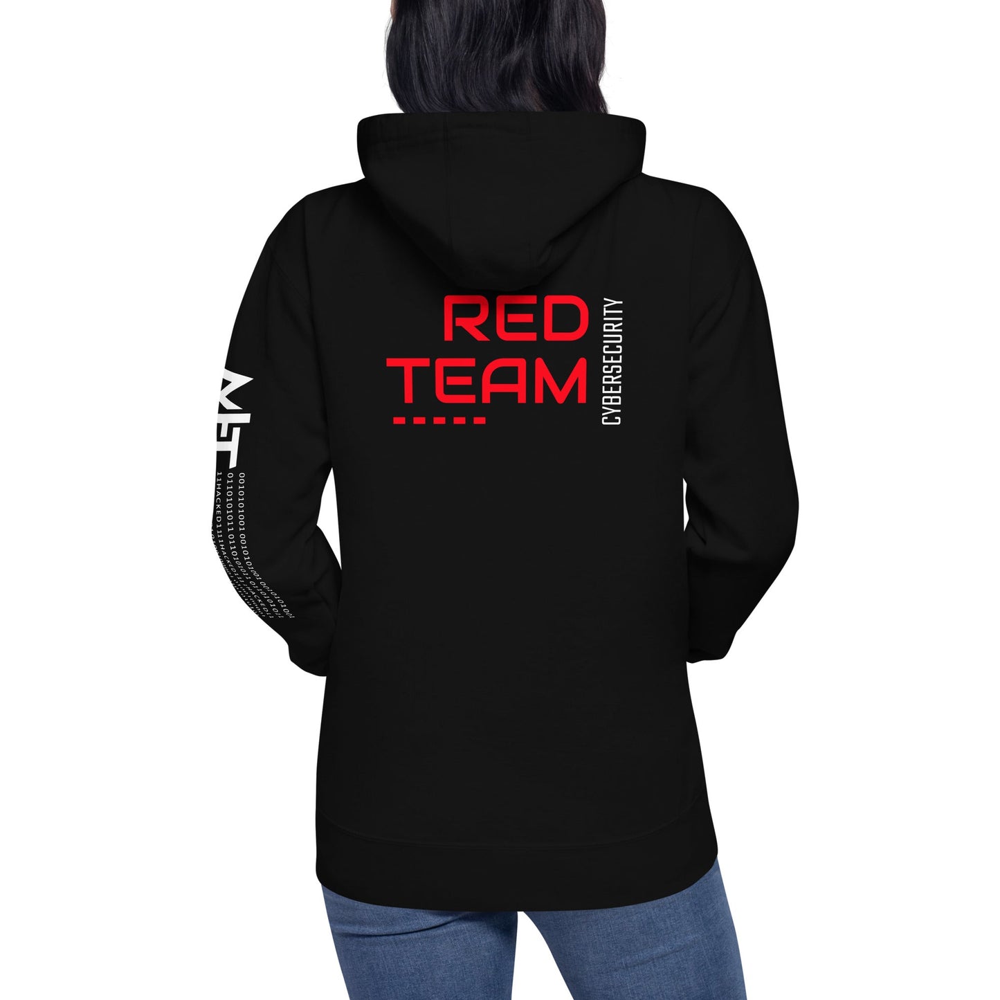 Cyber Security Red Team V14 - Unisex Hoodie ( Back Print ) by DarkByteGear