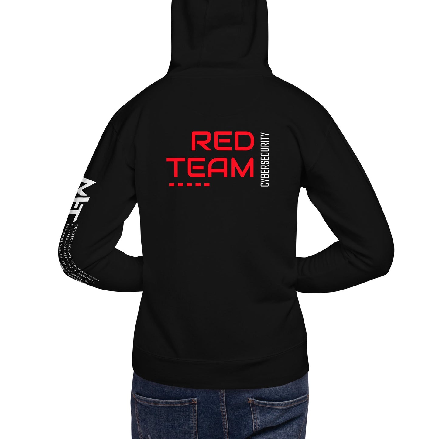 Cyber Security Red Team V14 - Unisex Hoodie ( Back Print ) by DarkByteGear