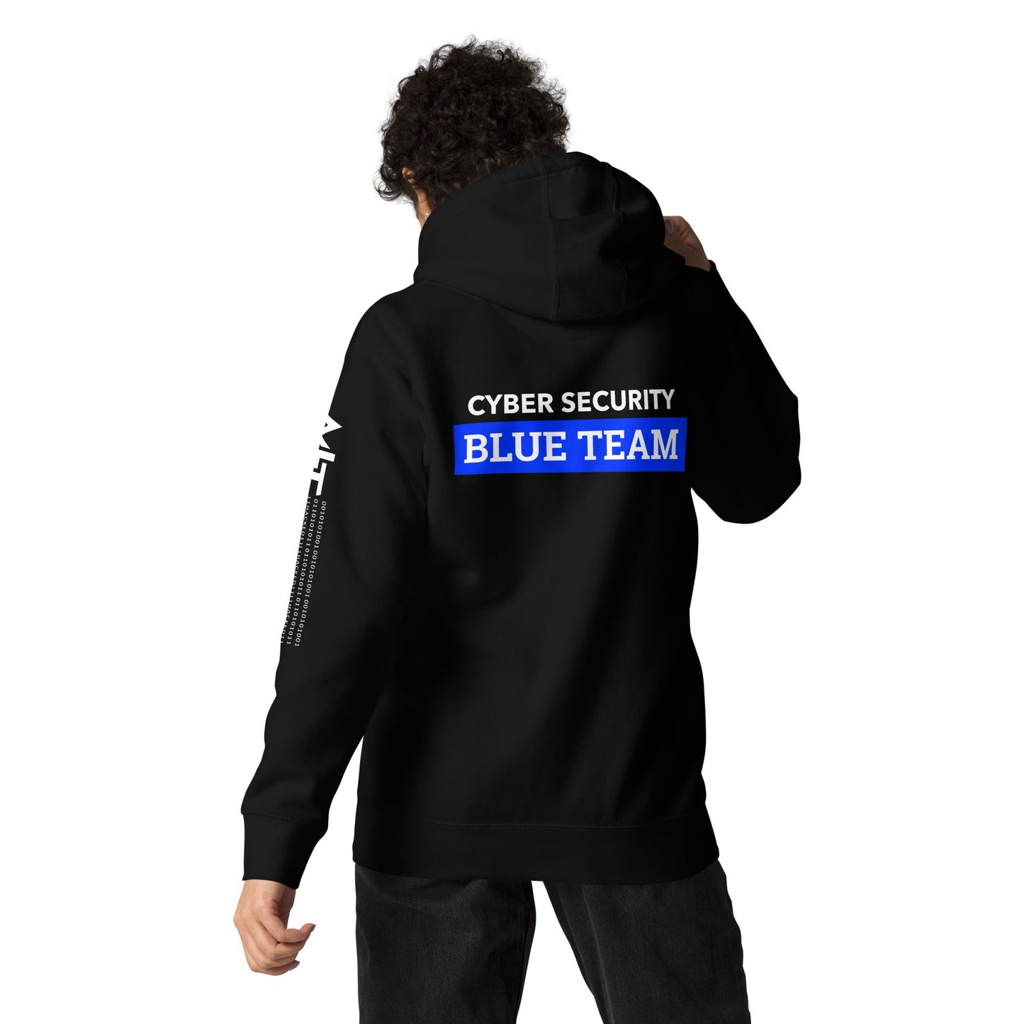 Cyber Security Blue Team V6 - Unisex Hoodie ( Back Print ) by DarkByteGear