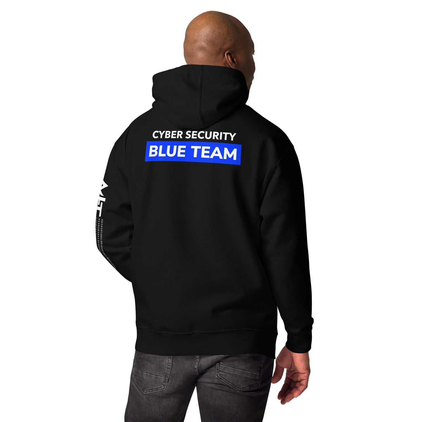 Cyber Security Blue Team V11 - Unisex Hoodie ( Back Print ) by DarkByteGear