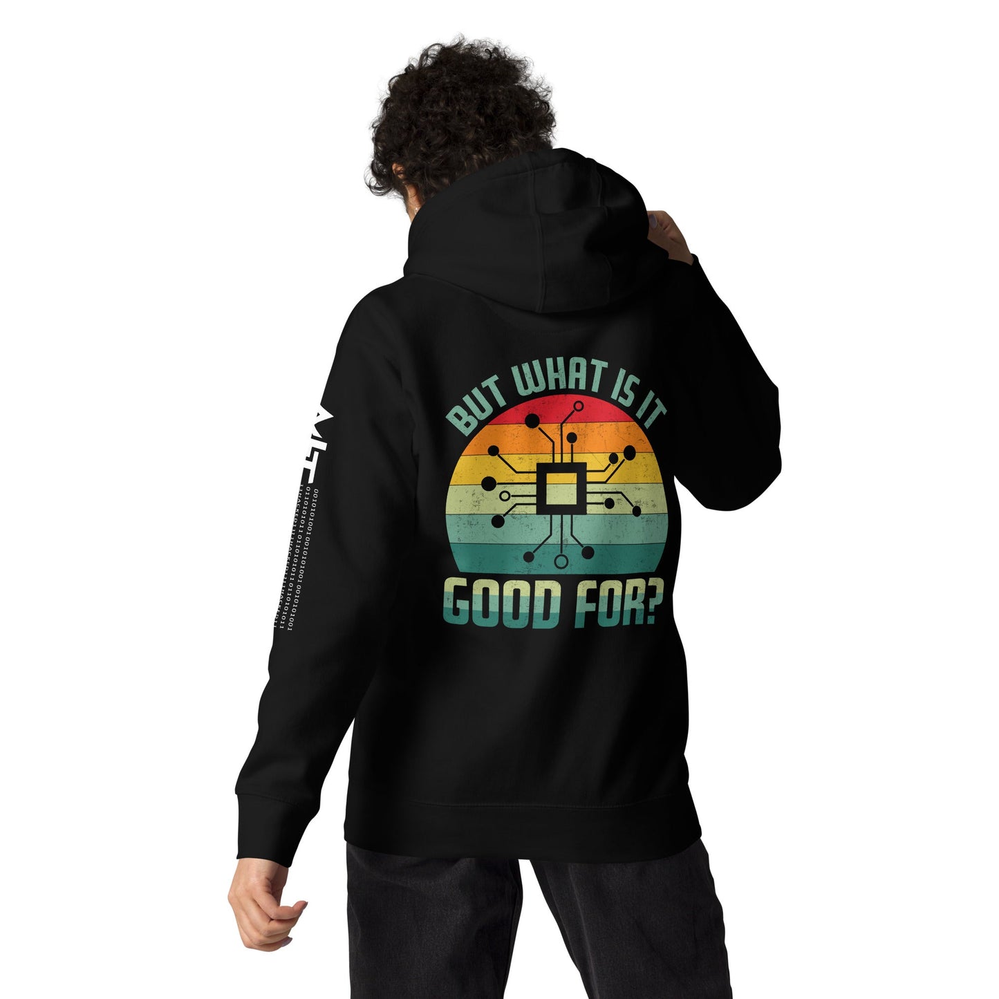 But What is it Good for? Unisex Hoodie ( Back Print ) by DarkByteGear