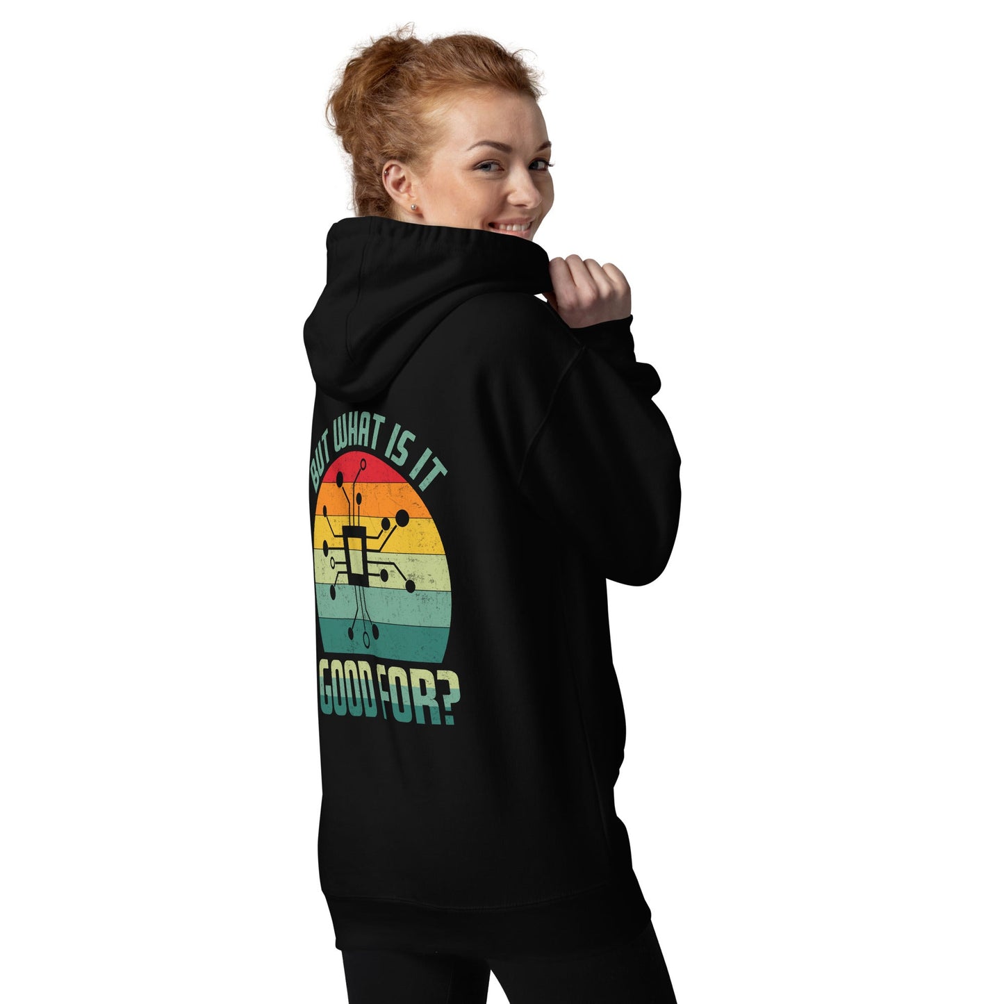 But What is it Good for? Unisex Hoodie ( Back Print ) by DarkByteGear