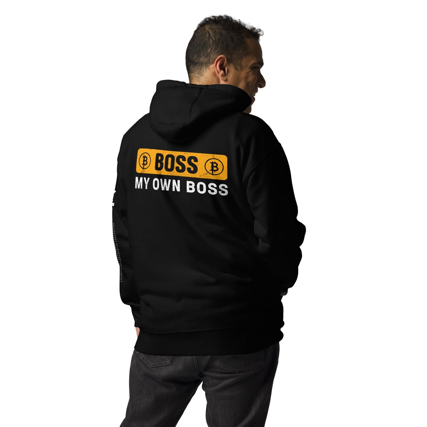 Boss My Own Boss - Unisex Hoodie ( Back Print ) by DarkByteGear