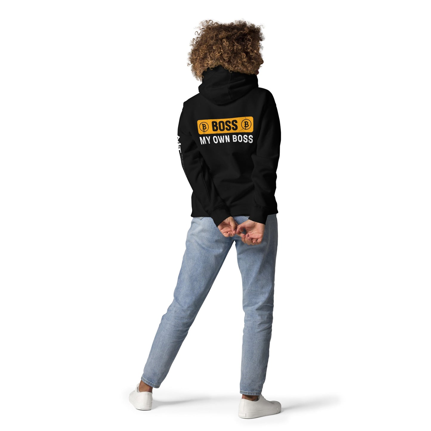 Boss My Own Boss - Unisex Hoodie ( Back Print ) by DarkByteGear