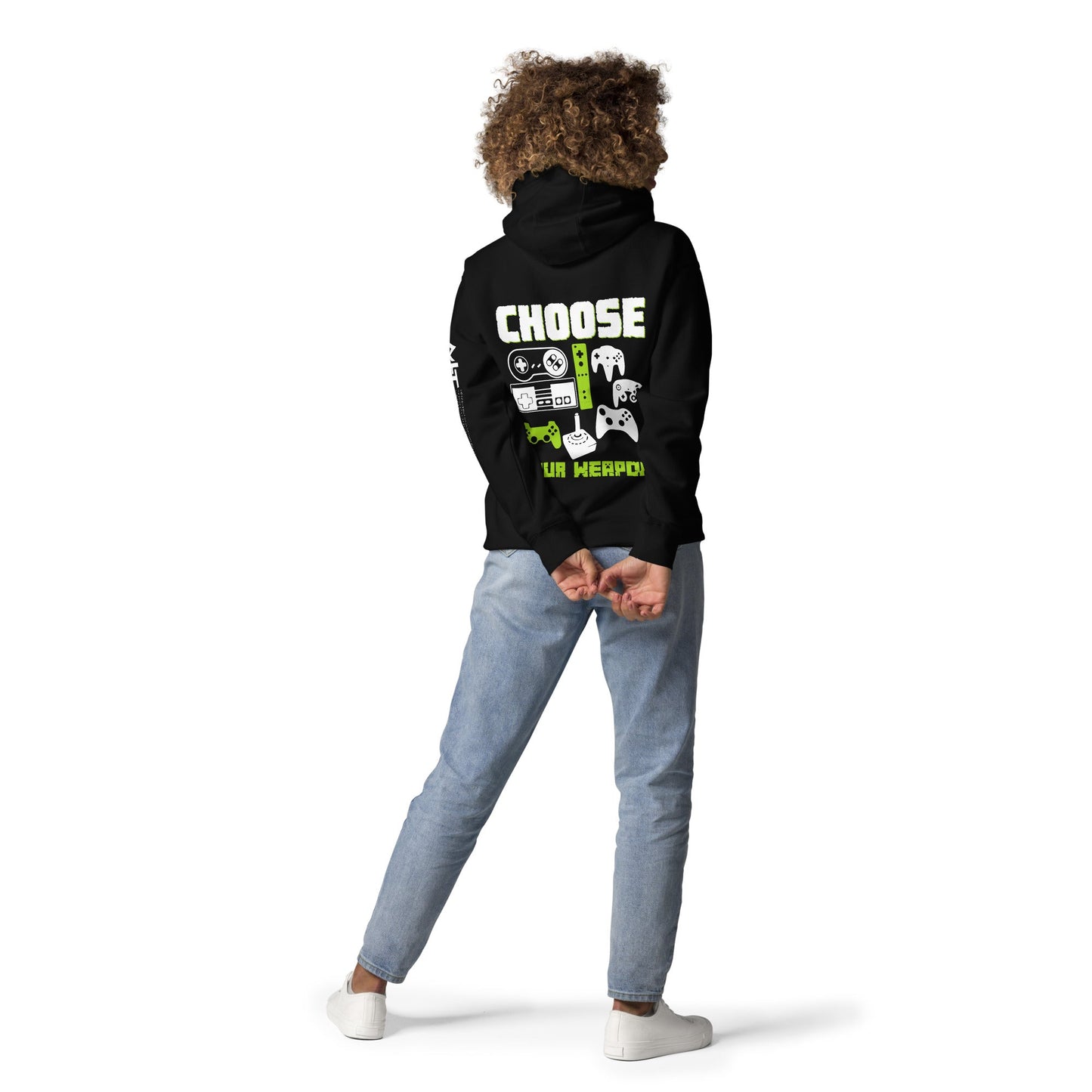 Choose Your Weapons - Unisex Hoodie ( Back Print ) by DarkByteGear