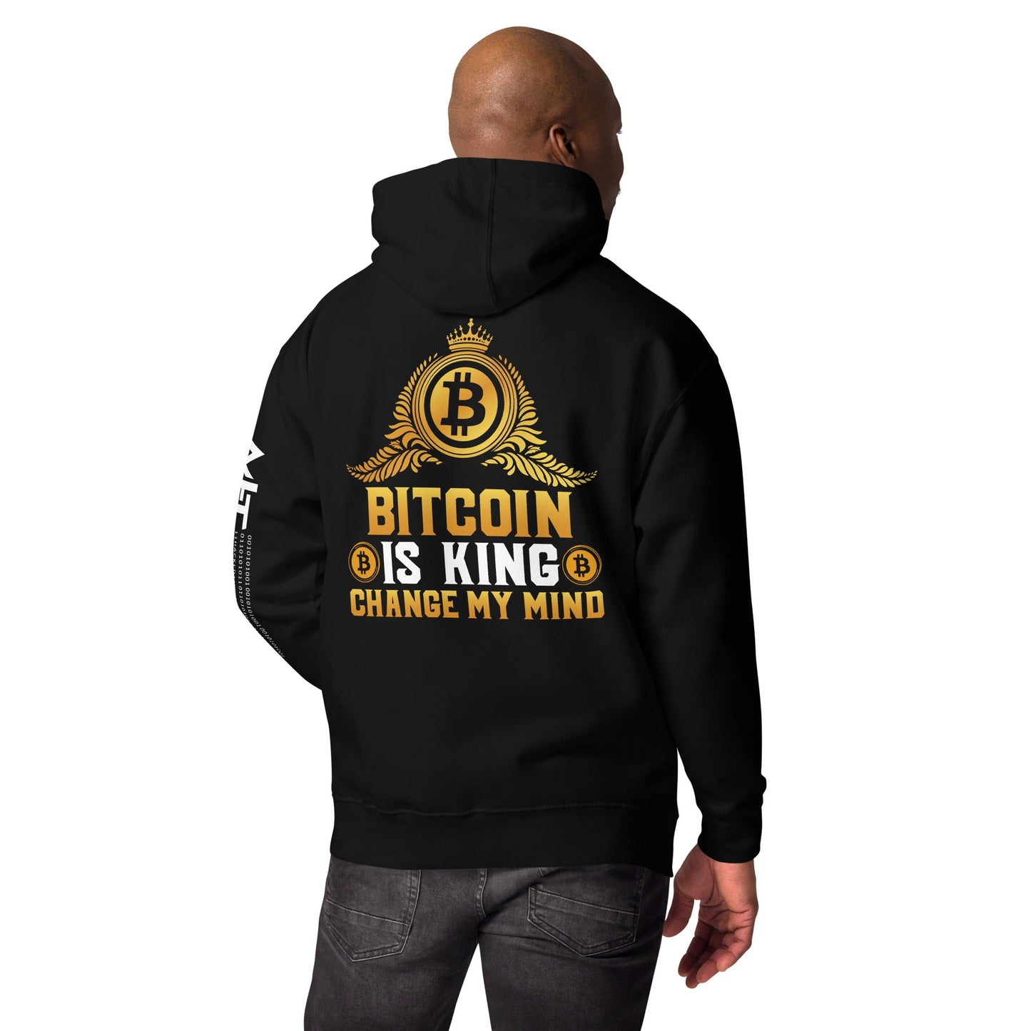 Bitcoin is King: Change my Mind - Unisex Hoodie by DarkByteGear