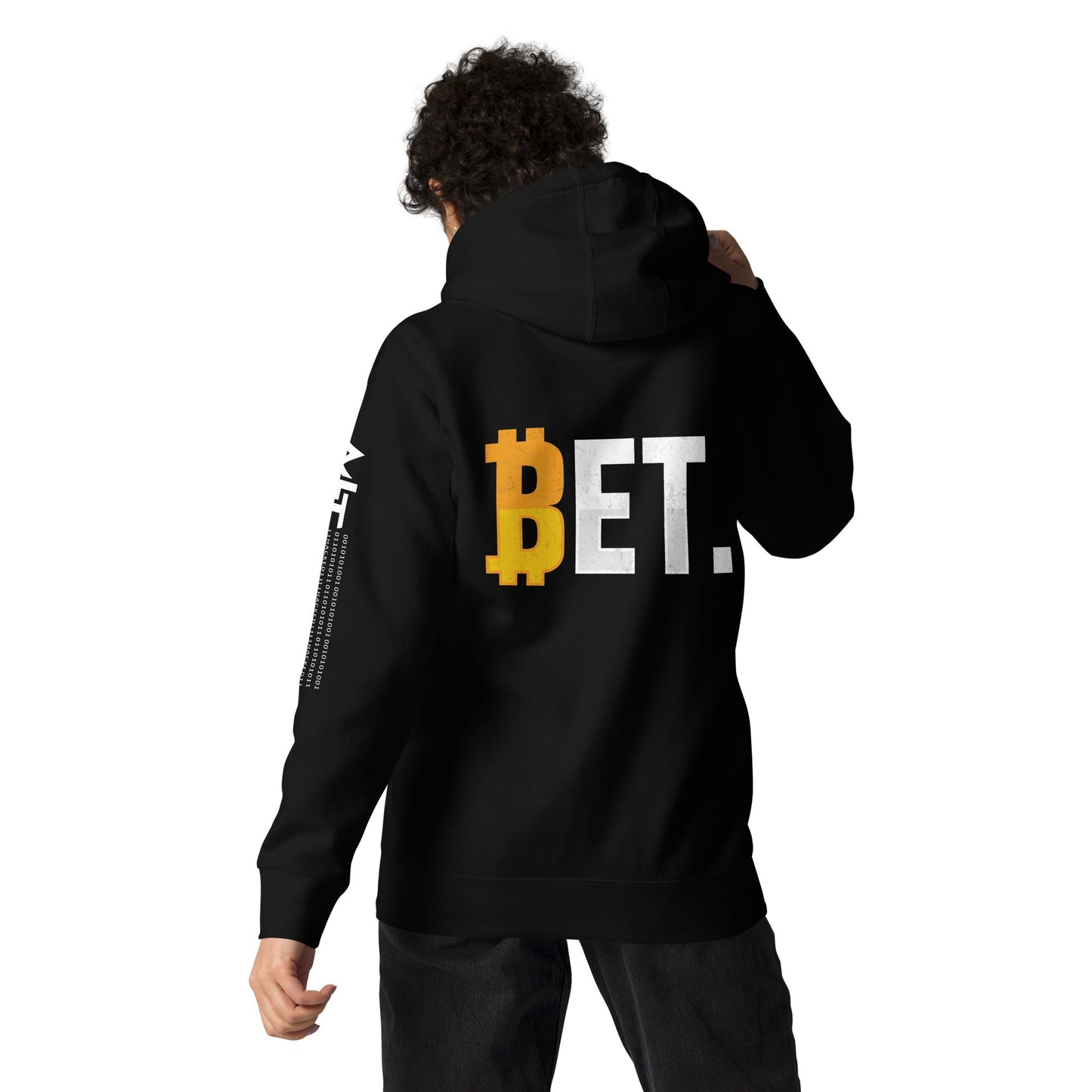 BET - Unisex Hoodie ( Back Print ) by DarkByteGear