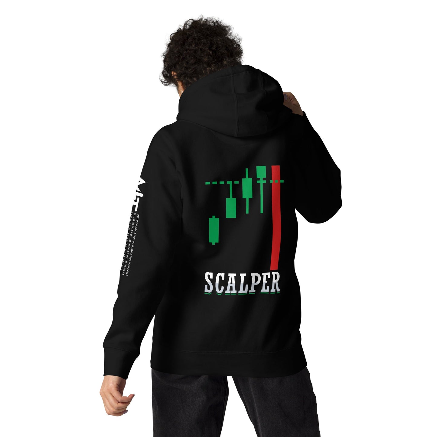 Scalper - Unisex Hoodie ( Back Print ) by DarkByteGear