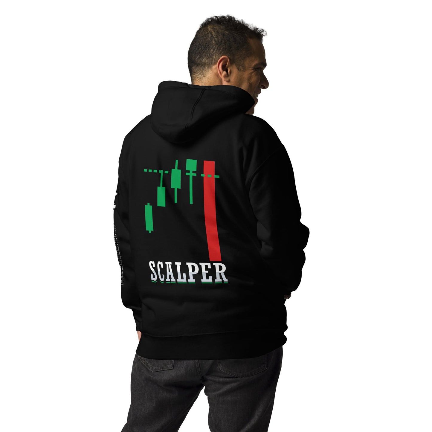 Scalper - Unisex Hoodie ( Back Print ) by DarkByteGear