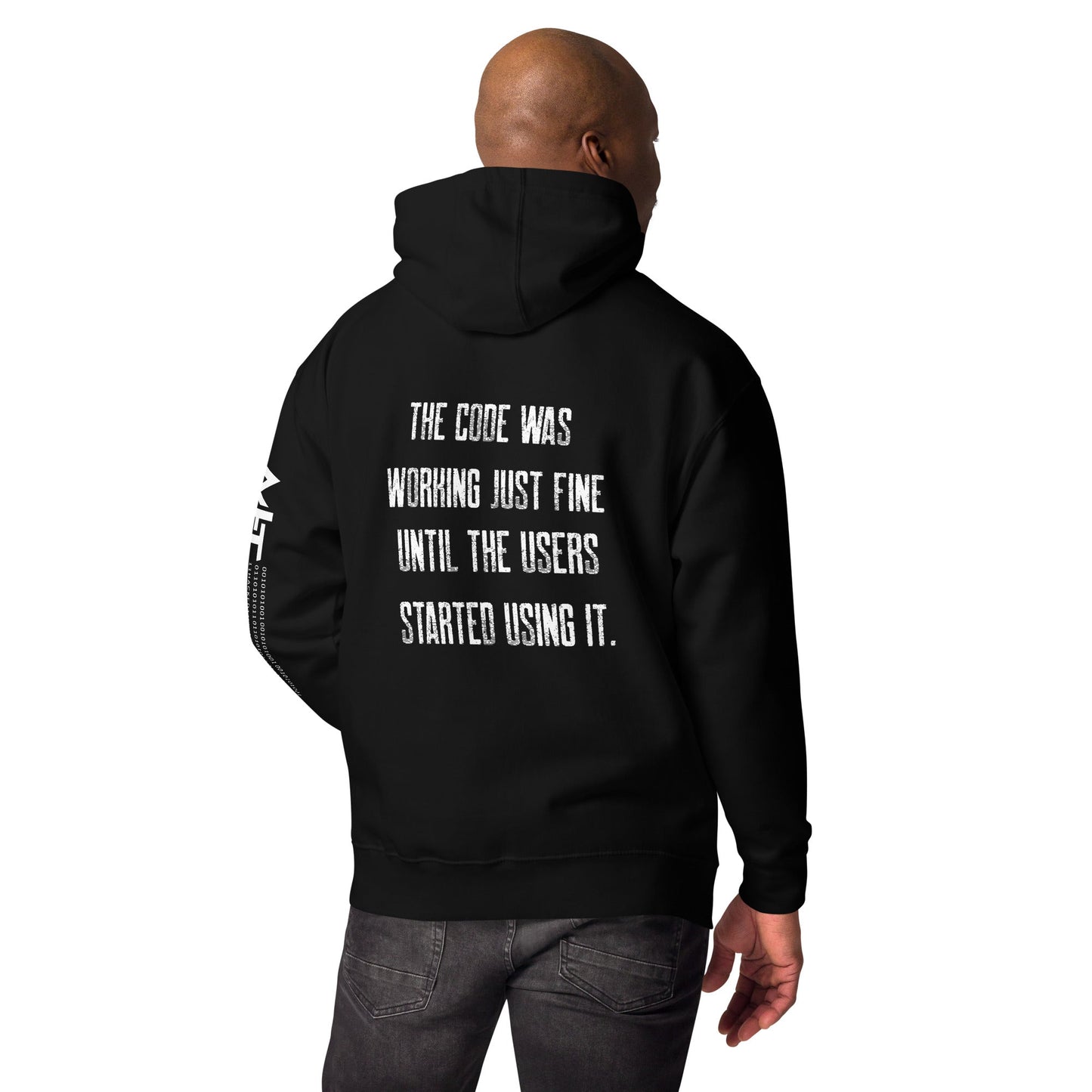 The code was working just fine until the users started using it V2 - Unisex Hoodie ( Back Print ) by DarkByteGear
