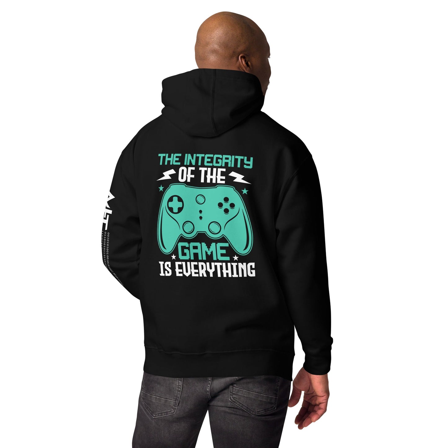 The integrity of the Game is Everything (Swarna) - Unisex Hoodie ( Back Print ) by DarkByteGear