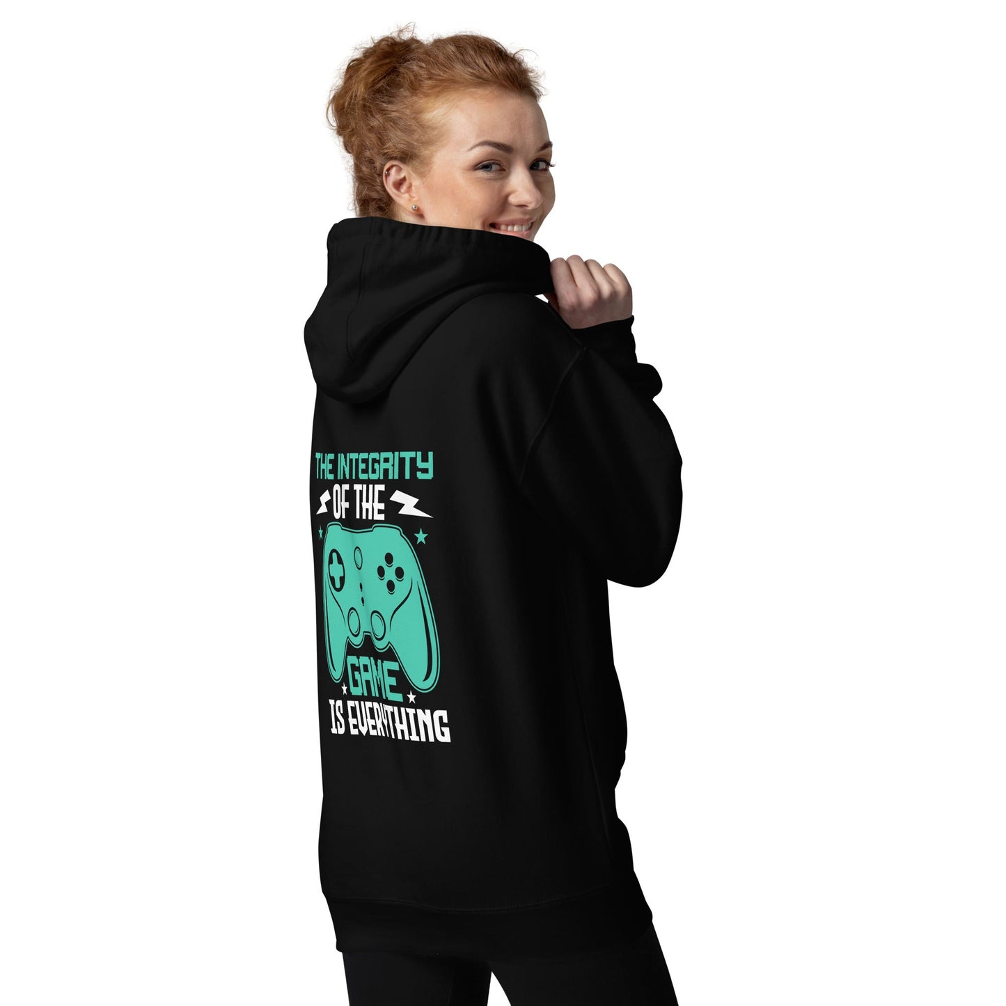 The integrity of the Game is Everything (Swarna) - Unisex Hoodie ( Back Print ) by DarkByteGear