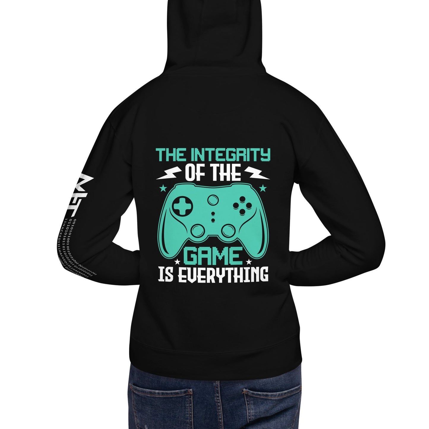 The integrity of the Game is Everything (Swarna) - Unisex Hoodie ( Back Print ) by DarkByteGear