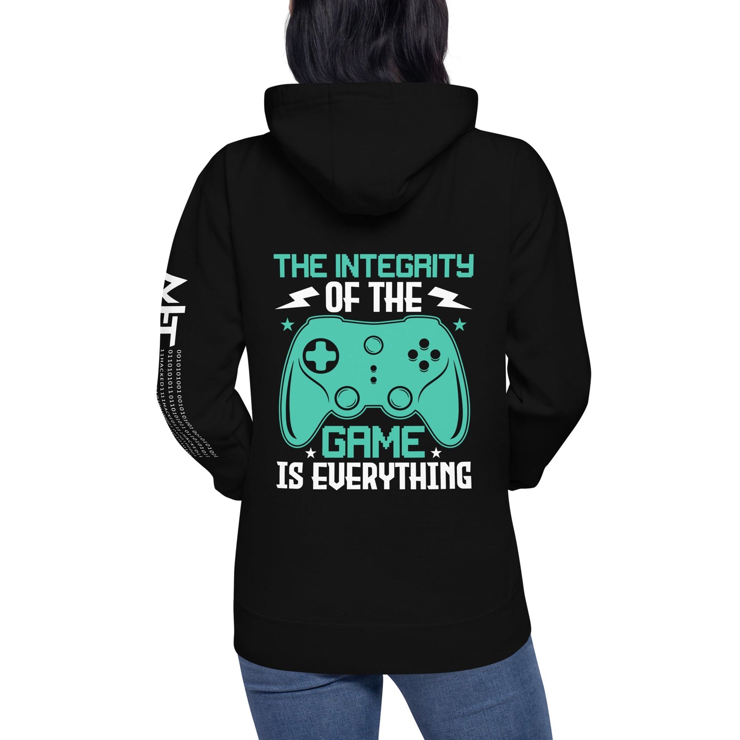 The integrity of the Game is Everything (Swarna) - Unisex Hoodie ( Back Print ) by DarkByteGear