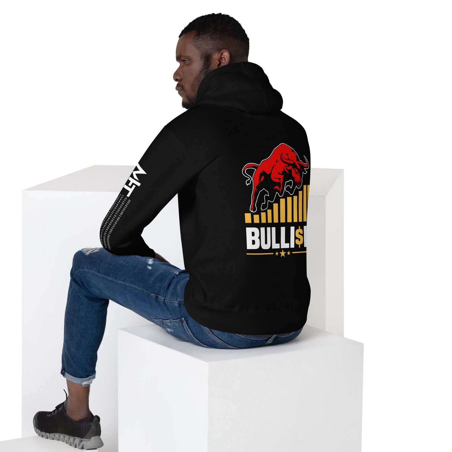 BULLI$H - Unisex Hoodie ( Back Print ) by DarkByteGear