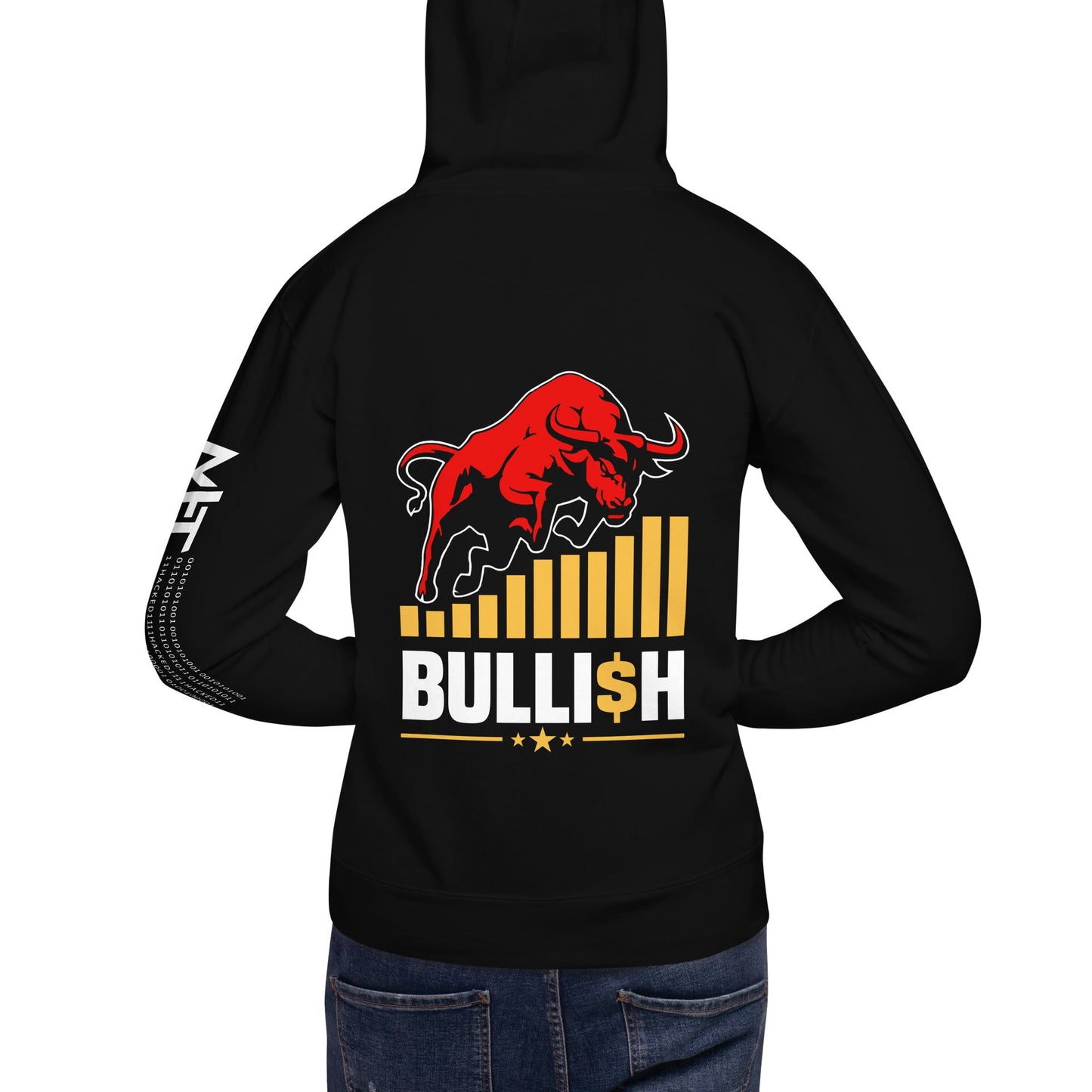 BULLI$H - Unisex Hoodie ( Back Print ) by DarkByteGear
