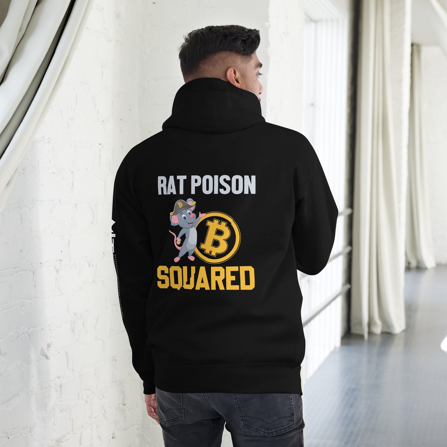 Rat Poison Squared - Unisex Hoodie ( Back Print ) by DarkByteGear