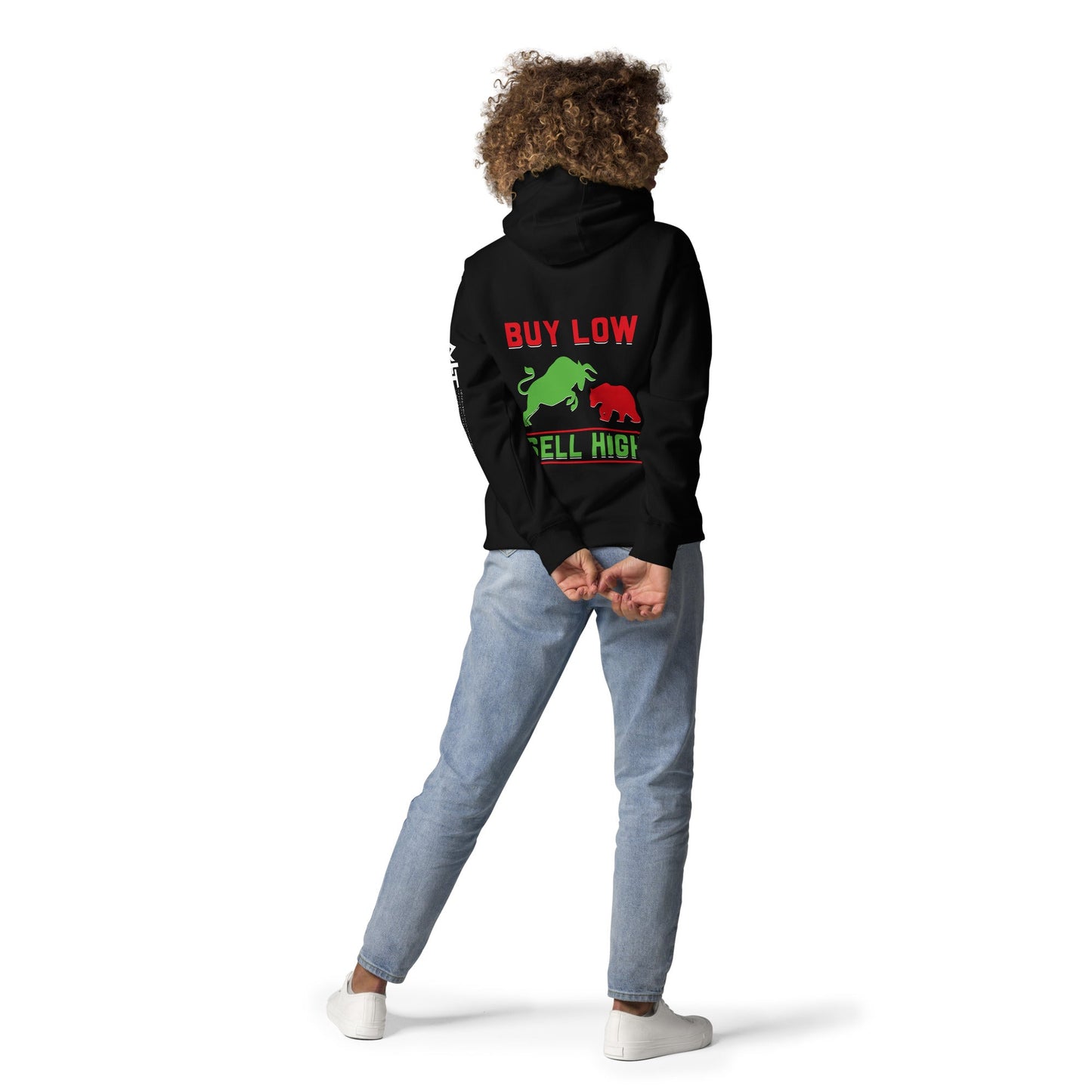 Buy low, Sell high - Unisex Hoodie ( Back Print ) by DarkByteGear
