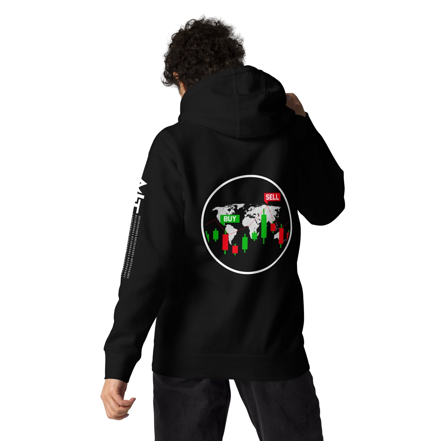 Buy Sell - Unisex Hoodie ( Back Print ) by DarkByteGear