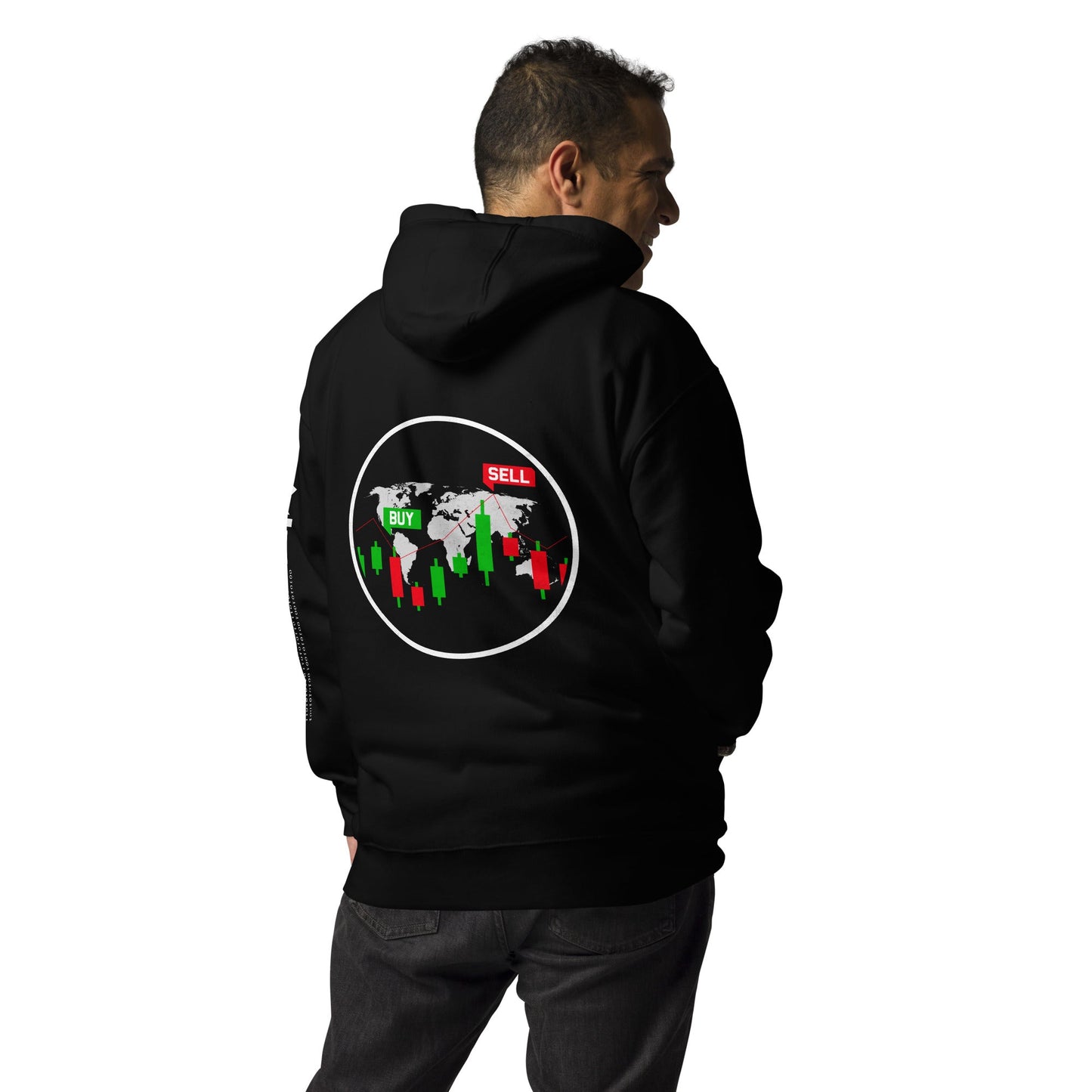 Buy Sell - Unisex Hoodie ( Back Print ) by DarkByteGear
