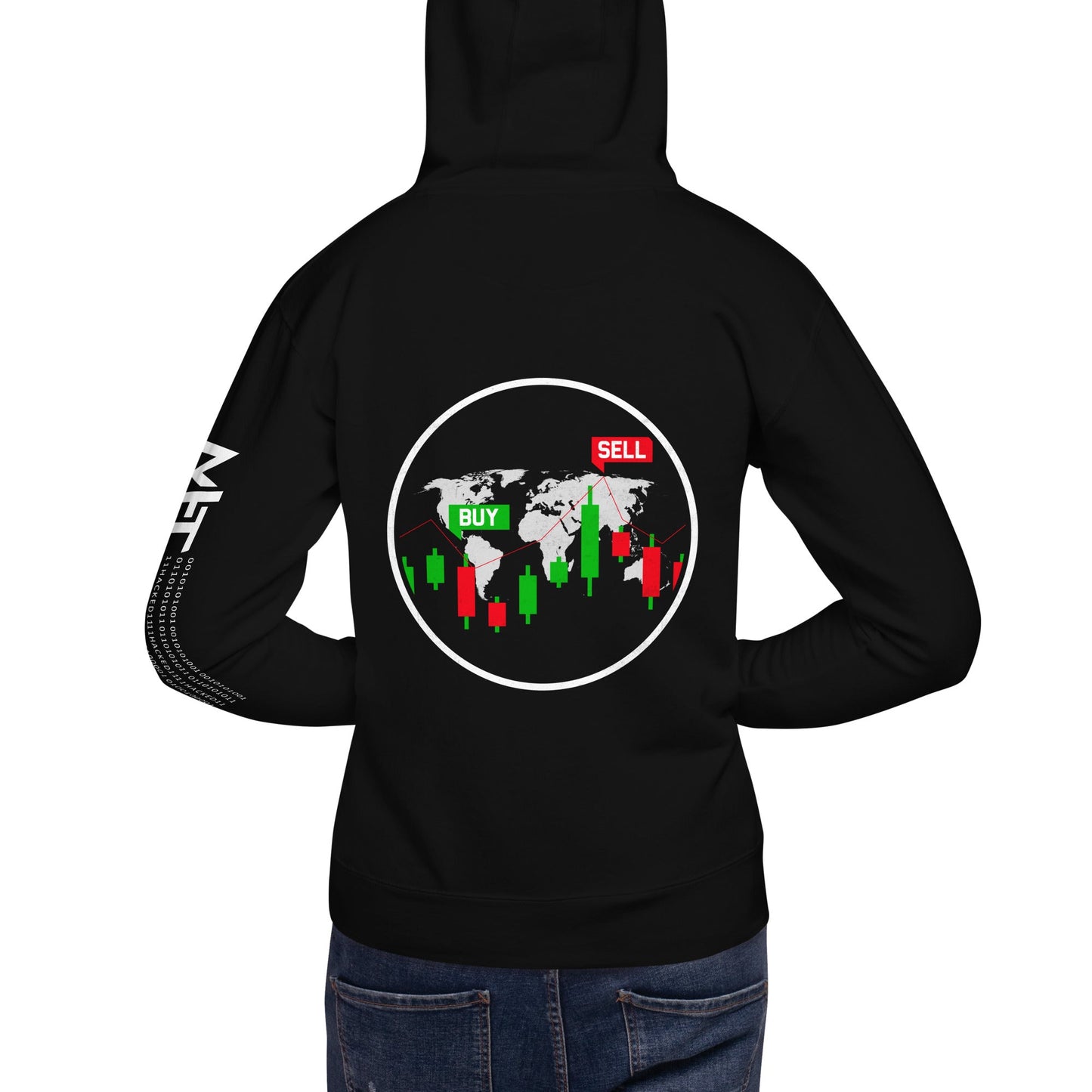 Buy Sell - Unisex Hoodie ( Back Print ) by DarkByteGear