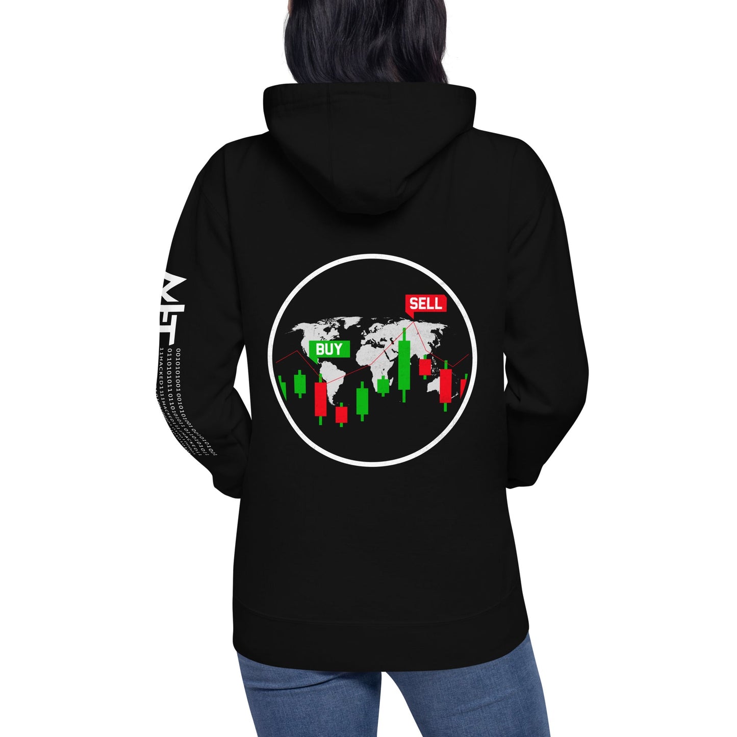 Buy Sell - Unisex Hoodie ( Back Print ) by DarkByteGear