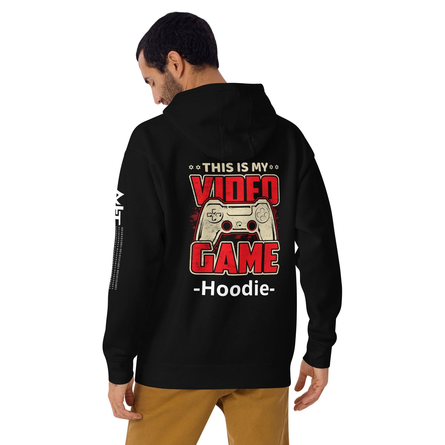 This is my Video Game - Unisex Hoodie ( Back Print ) by DarkByteGear