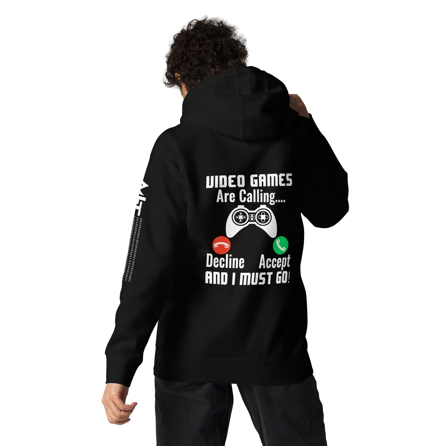 Video Games are Calling and I must Go Rima 18 - Unisex Hoodie by DarkByteGear