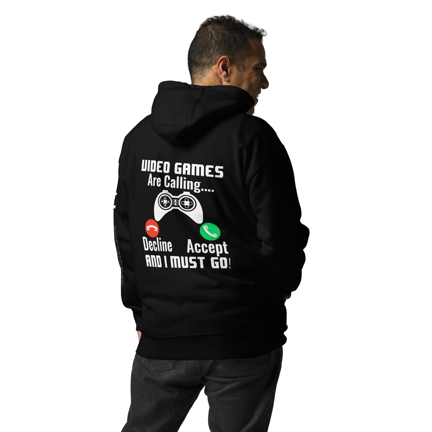 Video Games are Calling and I must Go Rima 18 - Unisex Hoodie by DarkByteGear