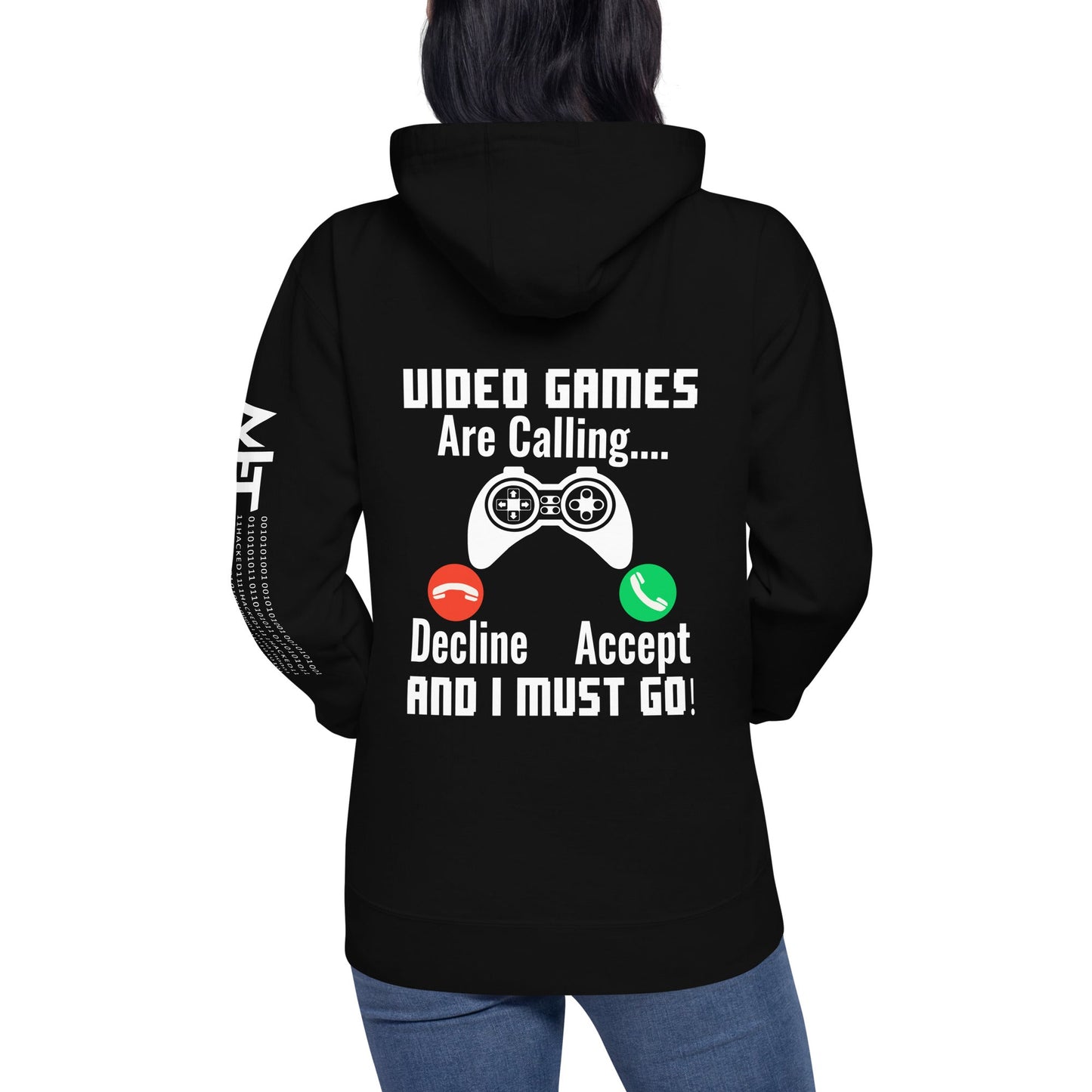 Video Games are Calling and I must Go Rima 18 - Unisex Hoodie by DarkByteGear
