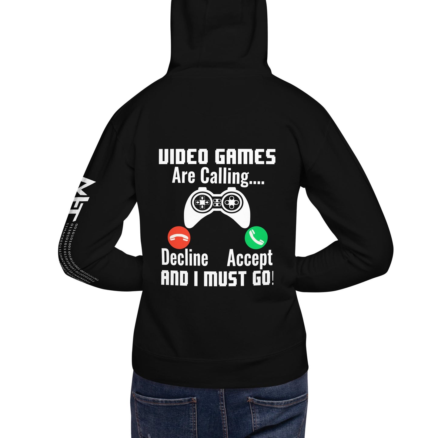 Video Games are Calling and I must Go Rima 18 - Unisex Hoodie by DarkByteGear